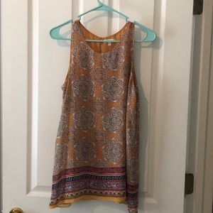 Max studio dress tank top